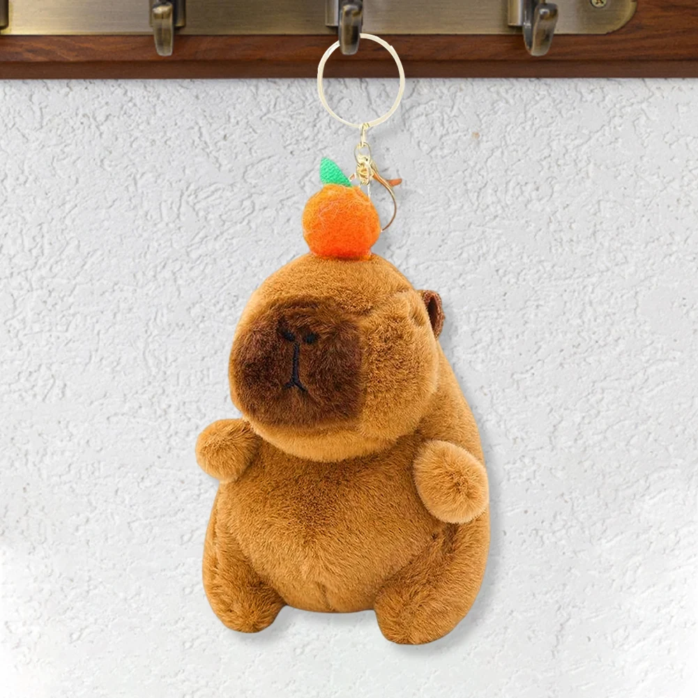 Хвост виляет капибара плюшевый брелок игрушка кулон милая реалистичная мягкие