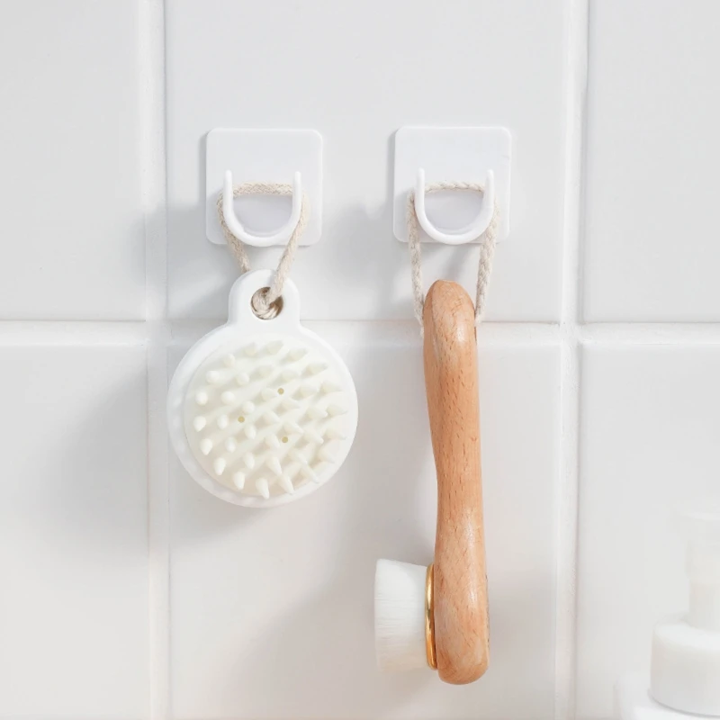 2 шт. держатель для занавесок душа самоклеящаяся наклейка на телескопическую