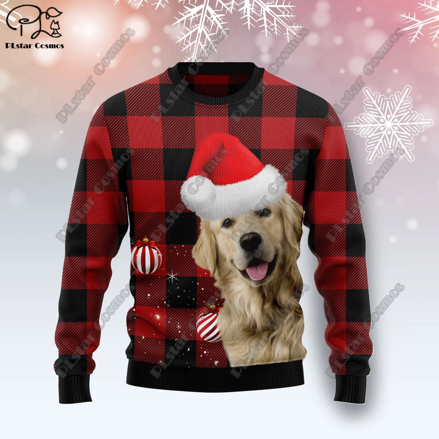 New 3D Printed Animal Custom Series Cute Christmas Pattern Ugly Sweater Street Casual Winter Sweatshirt S-97