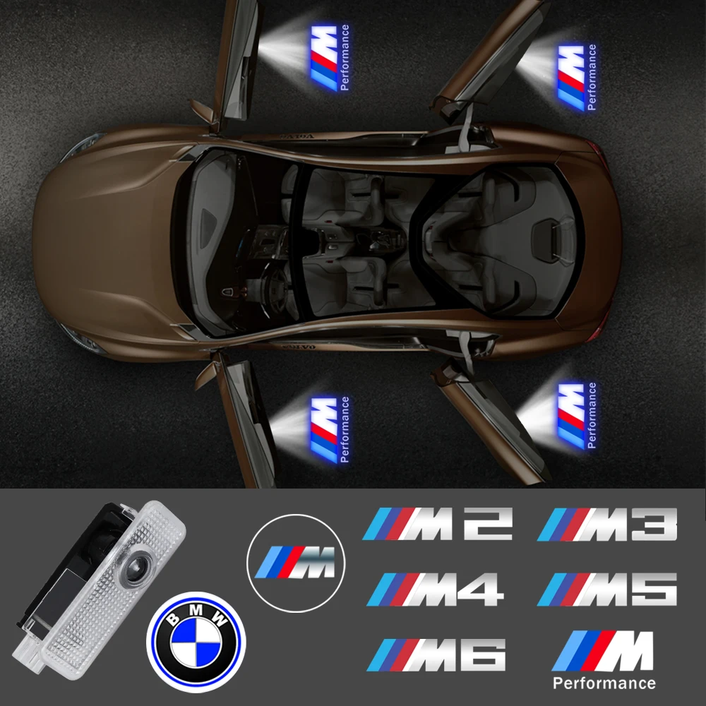 2 шт. светодиодный лазерный проектор с логотипом дверной светильник для BMW M2 M3 M4 M5