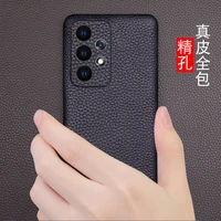 hot sales new wholesale retail full grain cow skin leather cover cases for samsung galaxy a73 a53 genuine cowhide case