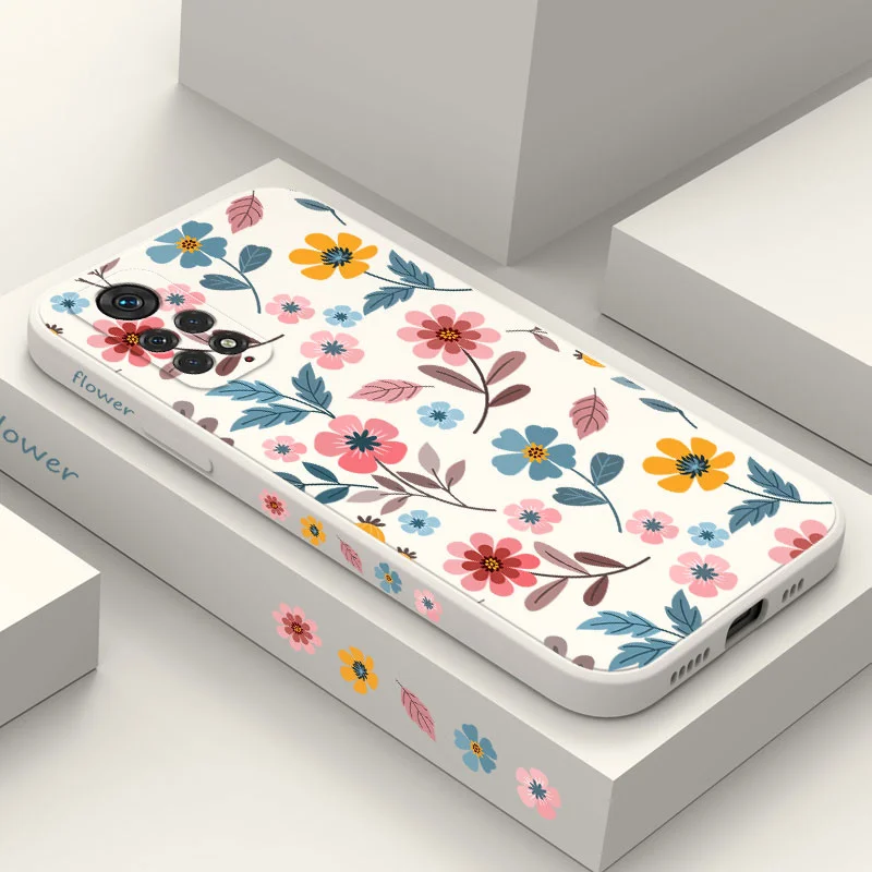 

Brilliant Flowers Phone Case For Xiaomi Redmi Note 12 12S 11 11S 11T 10 10A 10T 10S 9T 9 8 7 Pro Plus 10C 9A 9C 9T 4G 5G Cover