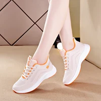 flying woven shoes spring breathable student trendy fashion sports leisure running fitness shoes dancing flat soft sole shoes
