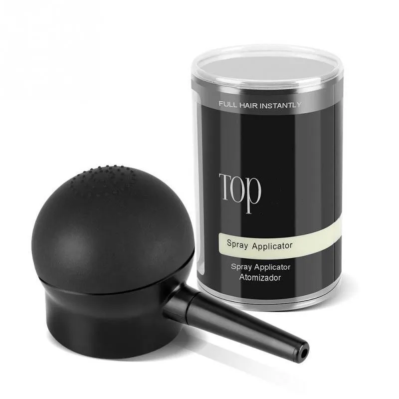 Portable Hair Building Fiber Powder Spray Applicator Extension Nozzle Pump For Hair Loss Hair Fiber Sprinkler Nozzle