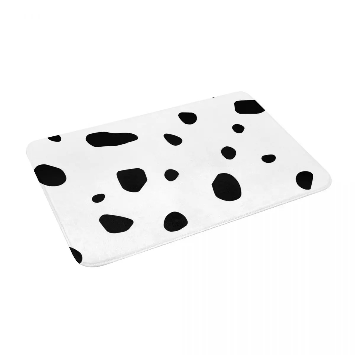 

Spots On White Background Non Slip Absorbent Memory Foam Bath Mat for Home Decor/Kitchen/Entry/Indoor/Outdoor/Living Room