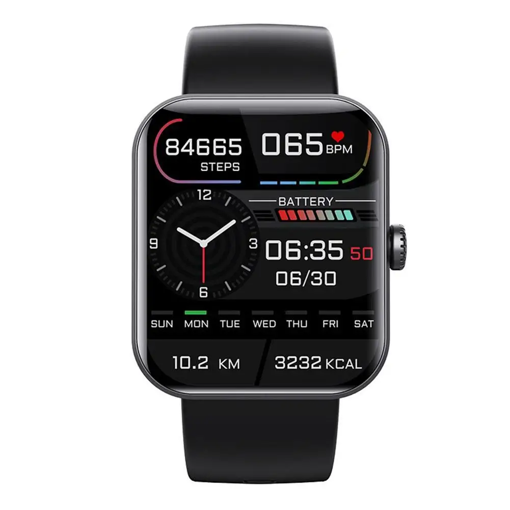 

F57L Smart Watch Men Women 24 Hour Heart Rate Sleep Body Temperature Monitoring Bracelet Magnetic Charging With 50+ Sports Modes