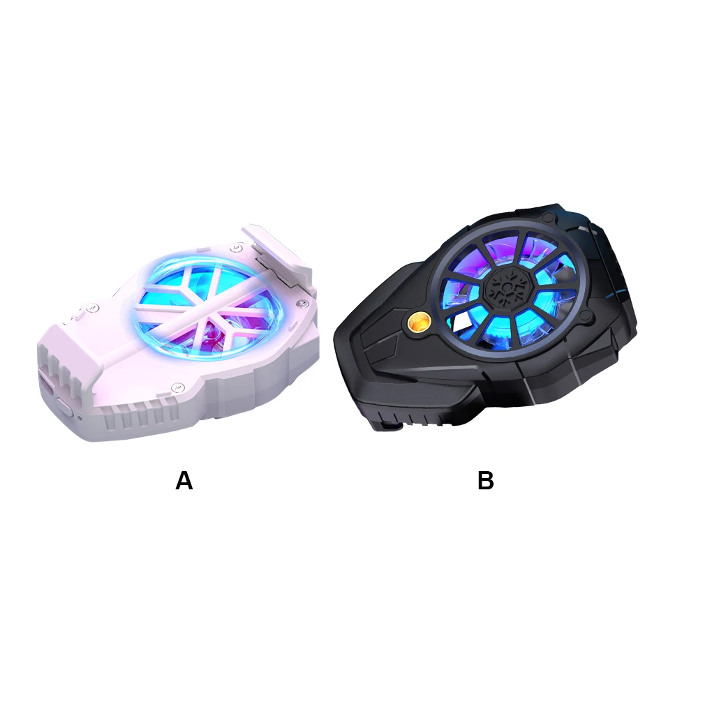 

Mobilephone Radiator RGB Lighting Speed Adjustable Type-C Cooling Fan