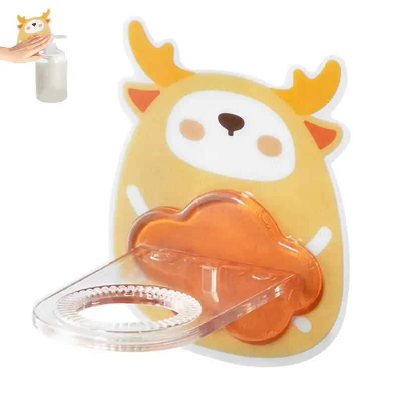 

Soap Dispenser Mount Adhesive Storage Hook Rack For Lotion Bathroom Accessories For Conditioner Shower Gel Dispenser Bottle