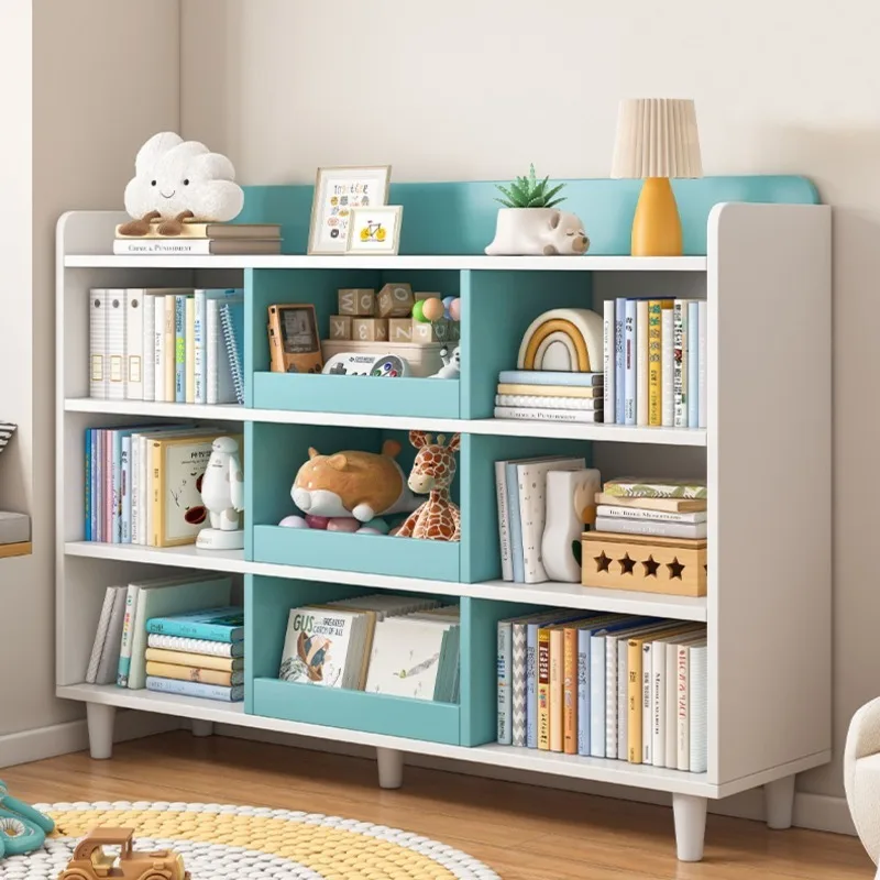 Минималистичный шкаф книжные шкафы органайзер для хранения стойка среднего века