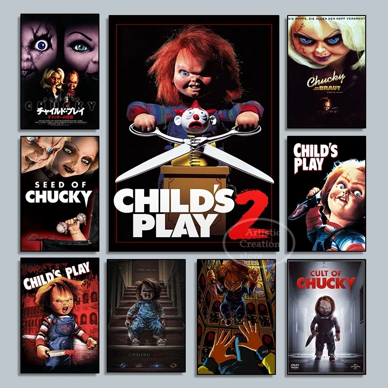 

Картина маслом на стену с изображением персонажа, картина для гостиной, клуба, украшения дома, Постер классического патрона, Ужасный фильм