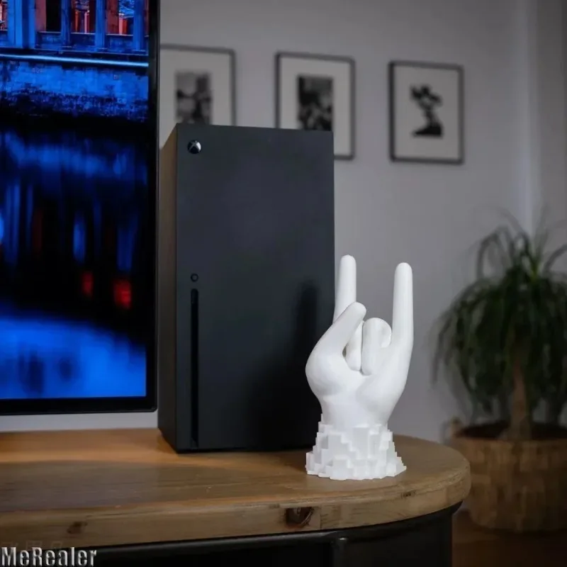 Фото Универсальная подставка для геймпадов с 3D-печатью, держатель для хранения и декора рабочего стола, совместим с контроллерами Xbox, PS5, PS4, Switch, Steam №4