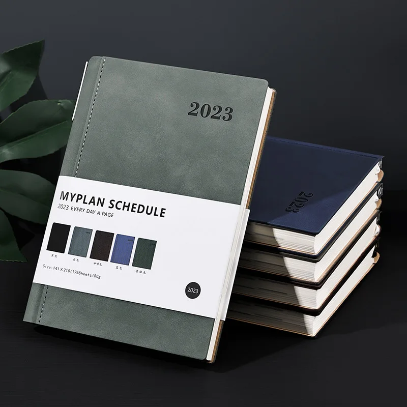 Agenda 2023 Planner Stationery Organizer Diary A4 A5 A6 Notebook Plan Journal Daily Notepad Calendar Sketchbook Office Note Book