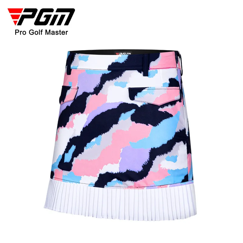 

PGM Women Golf Short Skirt Female Summer Breathable Water Proof Quick-drying Girl Pleated Skirt Lady Clothing QZ076