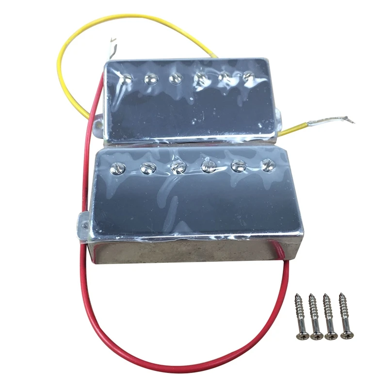 

1 Set Lp Electric Guitar Pickup Neck Bridge Pickup Guitar Eq Frameless 50 52 Guitarra Pickup