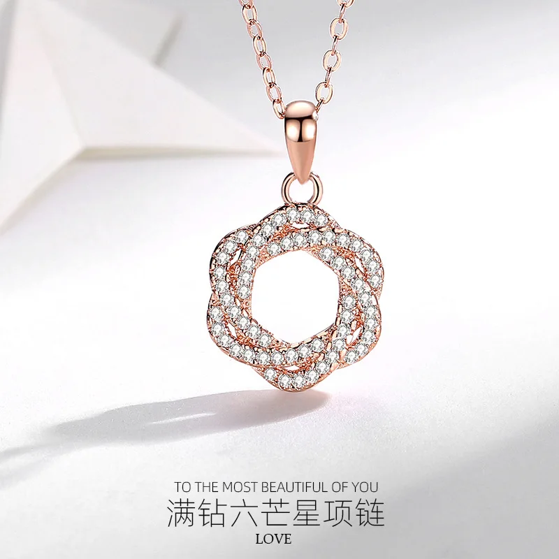 

Цепочка Из серебра S925 пробы с подвеской в виде цветка