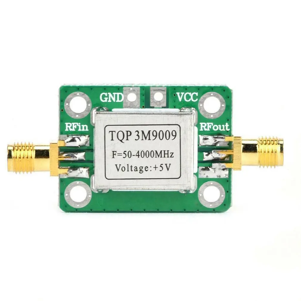 

50-4000mhz Gain 21.8db RF Low Noise Tqp3m9009 Lna Amplifier Board Signal Receiver Module 5v With Shield Dropshipping