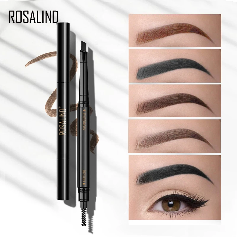 Тени для бровей карандаш красящий маркер двухсторонний татуаж тонкий скетч