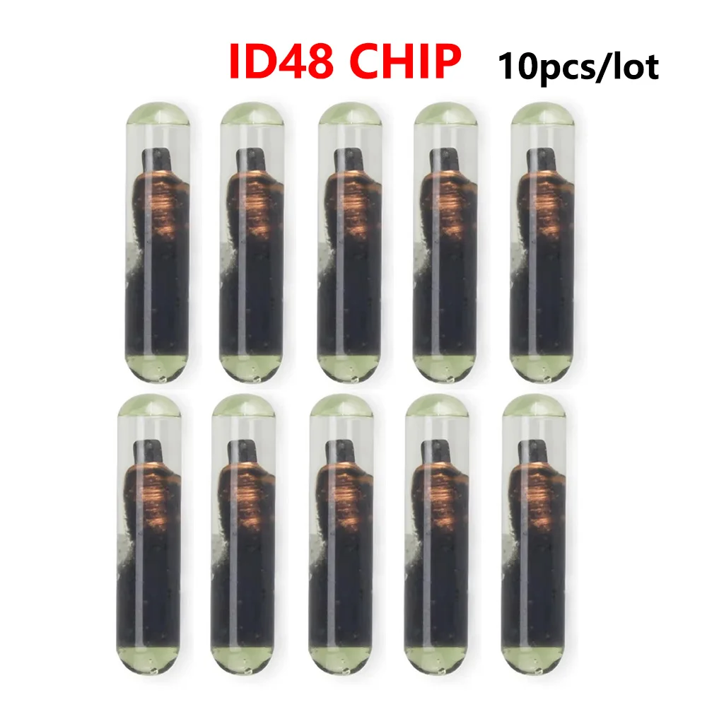 10 шт./лот OEM разблокированный автомобильный чип ID48 48 транспондер TP08 стеклянный