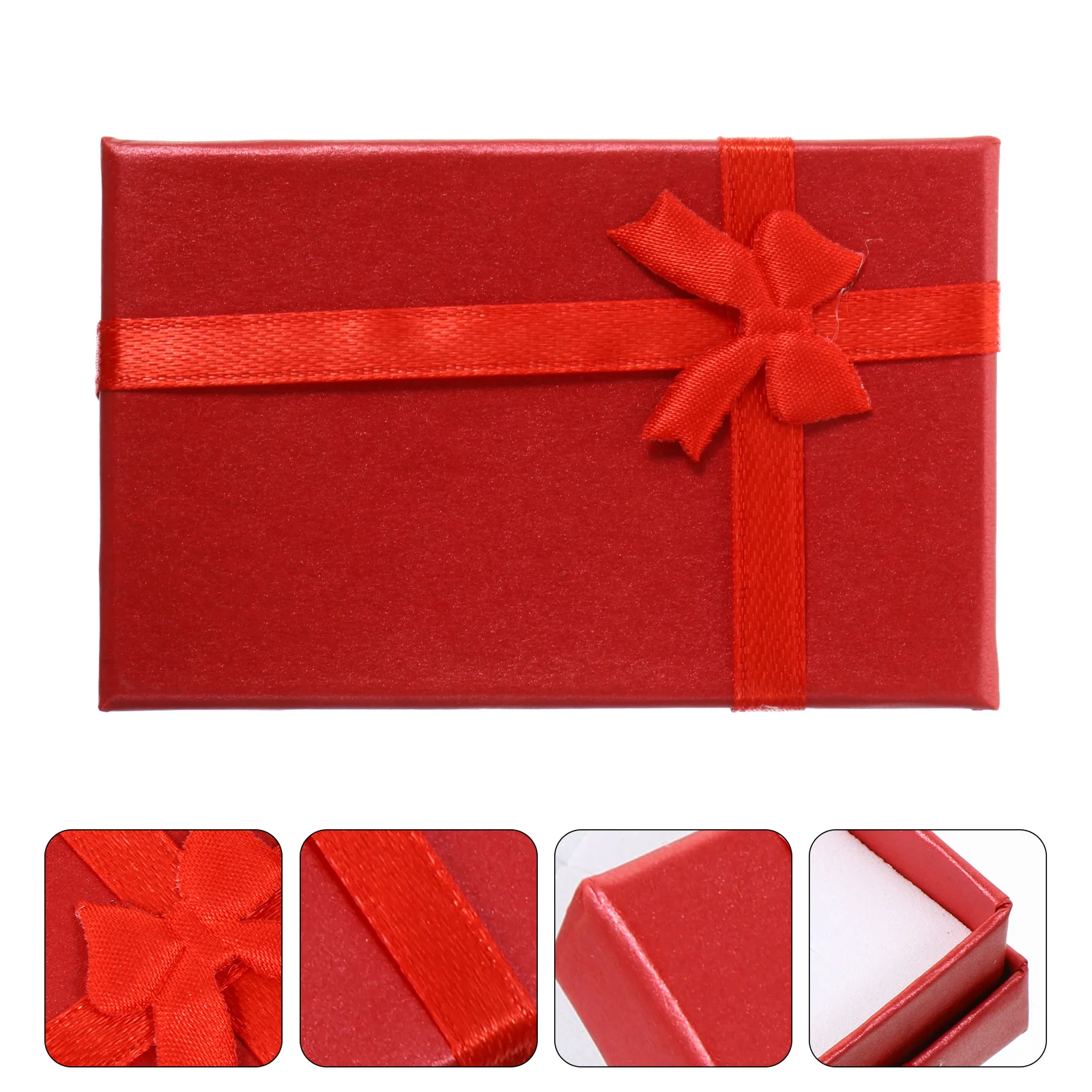

Box Gift Boxes Treat Jewelrybowknot Organizer Valentines Case Gifts Packing Lids Present Birthdaybridesmaid Wrap Cases Paper