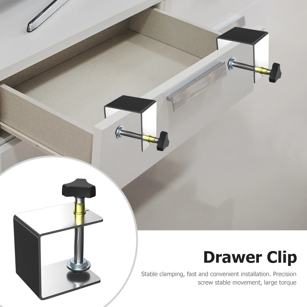 

Зажим для установки спереди выдвижного ящика, гладкий зажим для поверхности, дополнительная установка, домашний инструмент для деревообра...