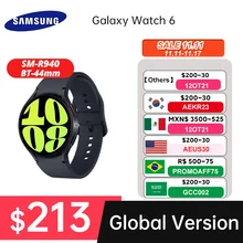 2023 New Samsung Galaxy Watch 6 44mm Smartwatch Exynos W930 Blood Pressure Measurement ECG Fitness Watch For Galaxy S23 Ultra