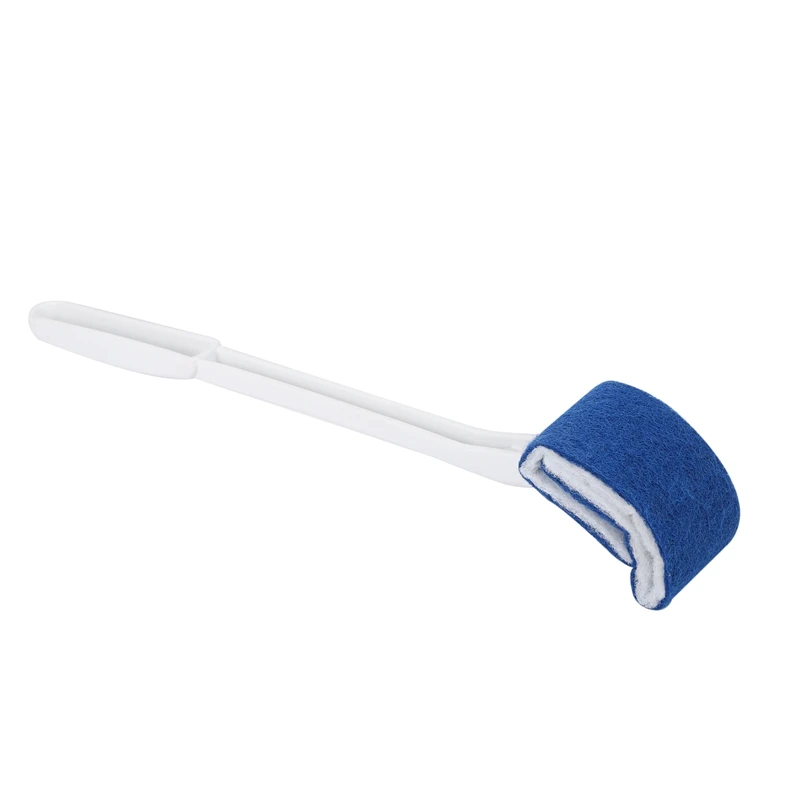 

1Pc Toilet Brush Home Shower Room Wc Accessories Portable Toilet Brush Bathroom Scrubber V-Type Bent Cleaner