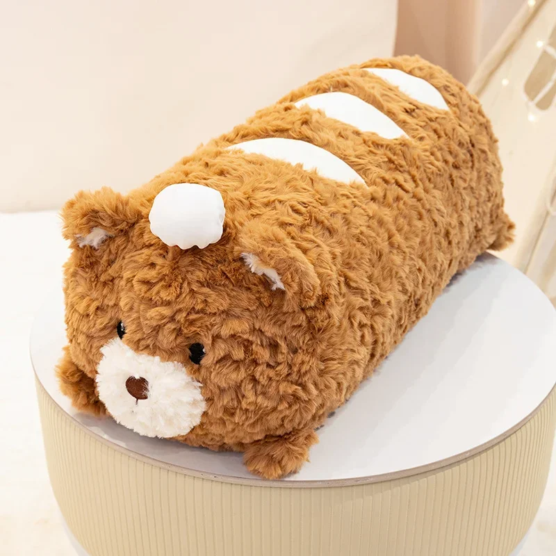 Медведь Шеф-повар Торт Тост Швейцарский Рулет Подушка Мягкие Куклы Kawaii Десерт