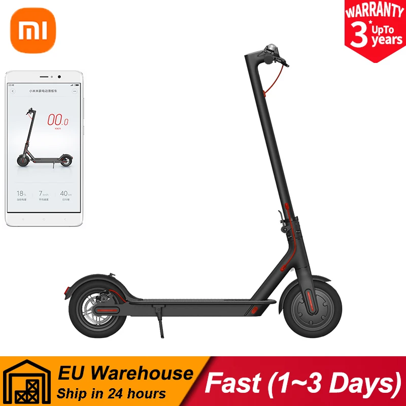 Xiaomi MIJIA M365 30км Аккумулятор Mi Smart Electric Scooter Skateboard Mini Складной Взрослый Домашний Контроль приложения.