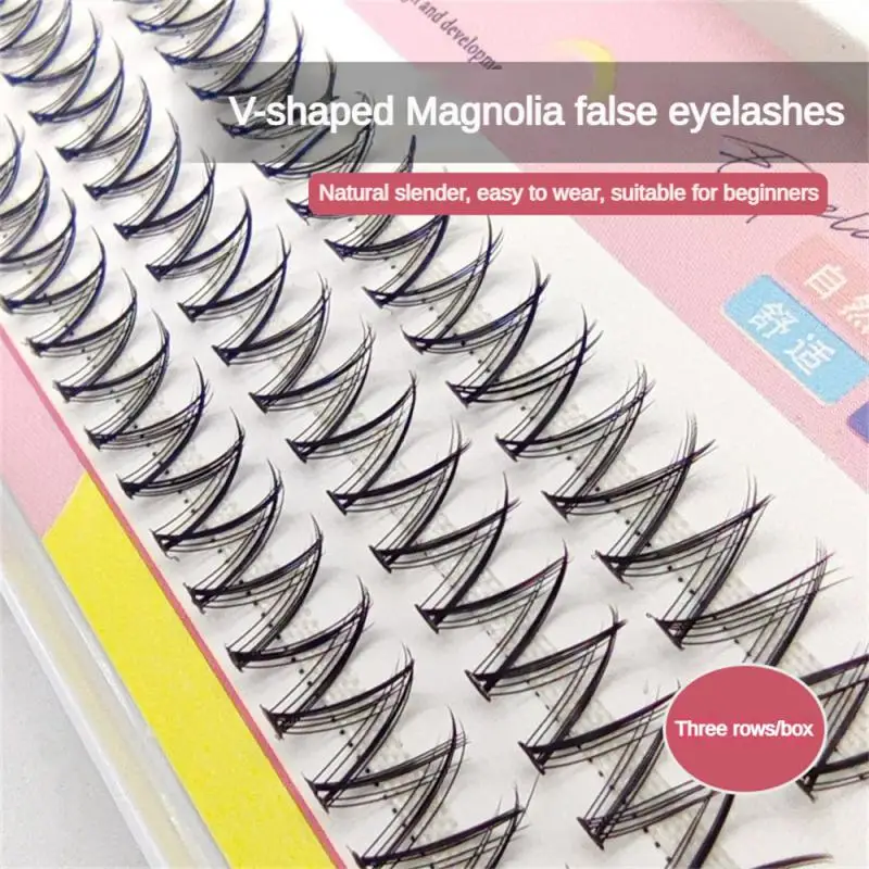 

Cluster Lashes Natural V Shape Eyelash Extension Eye Beauty 3d Effect Big Eyes False Eyelashes Soft Long Curling Makeup