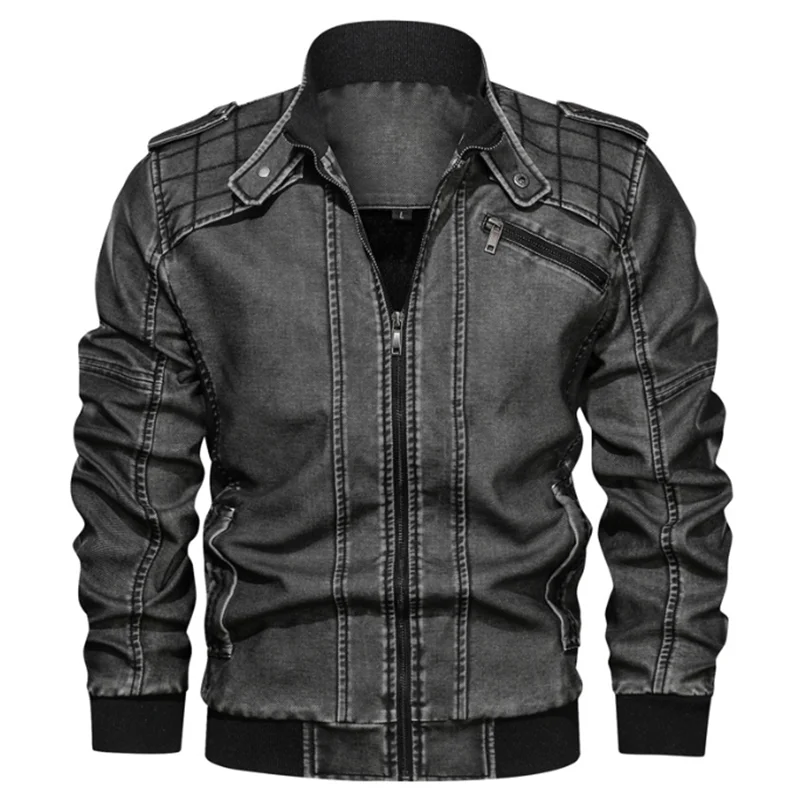

Мужские Куртки из искусственной кожи размера плюс, одежда Masculino Casaco Abrigos Jaqueta Motociclista Cazadoras Kurtki Erkek Giyim Kurtka