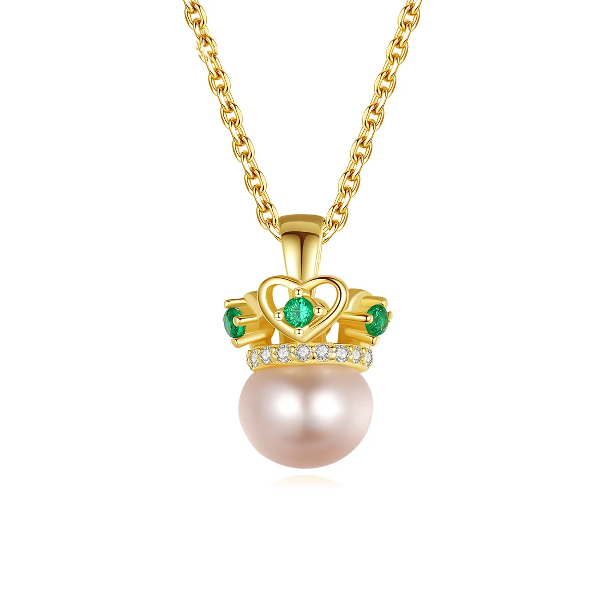 

Роскошное ожерелье из стерлингового серебра S925 с драгоценными камнями и короной, Женское Ожерелье, Изящные Ювелирные изделия, подарок для ж...
