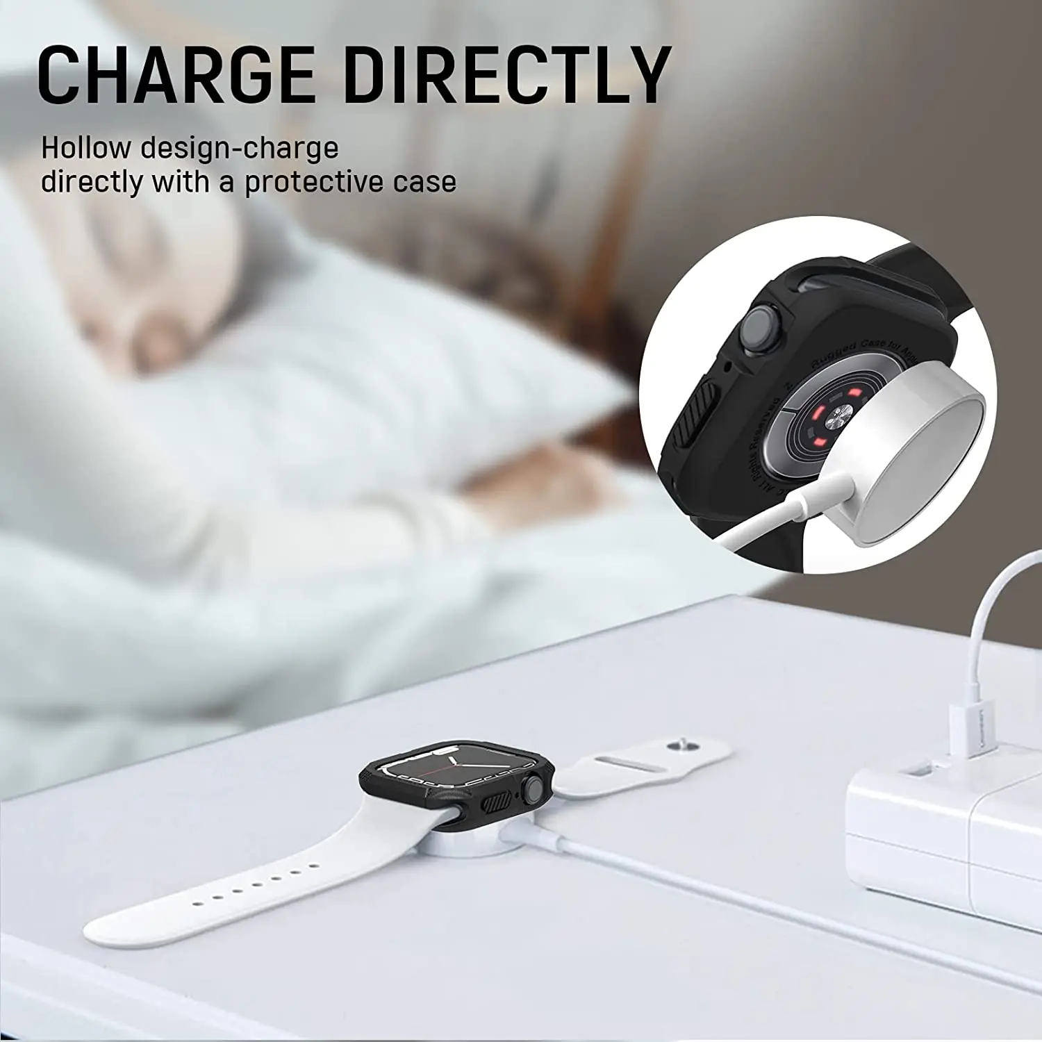 Чехол для apple watch Ultra Band 49 мм Защитный Мягкий Силиконовый ТПУ чехол iWatch Series