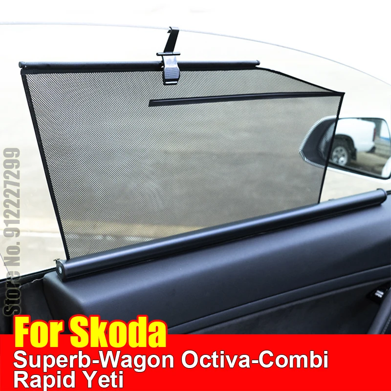 

For Skoda superb-Wagon Octiva-Combi Rapid Yeti Sun Visor Automatic Lift Accessori Window Cover SunShade Curtain Shade