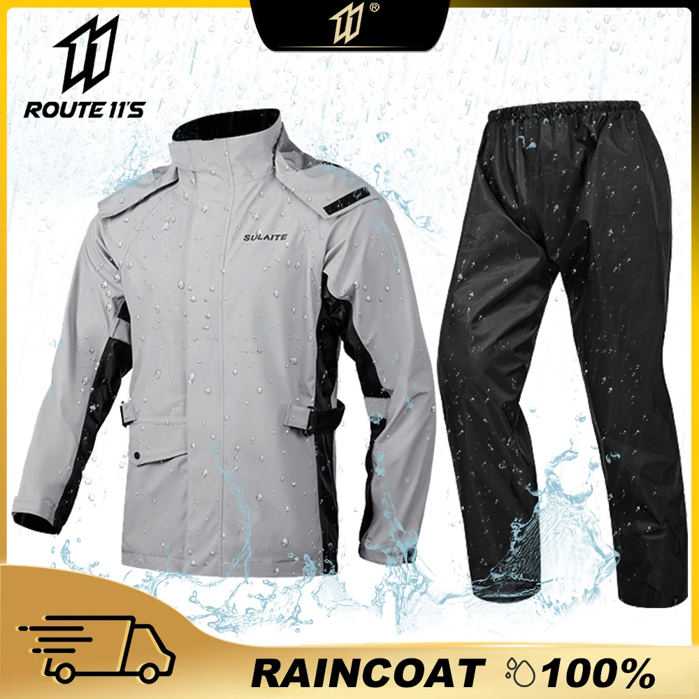 

Rain Suit Women Men Jacket Pants Cycling Raincoat Camping Fishing Rain Coat Motorcycle Raincoat For Motorcyclist Hiking Rain Set