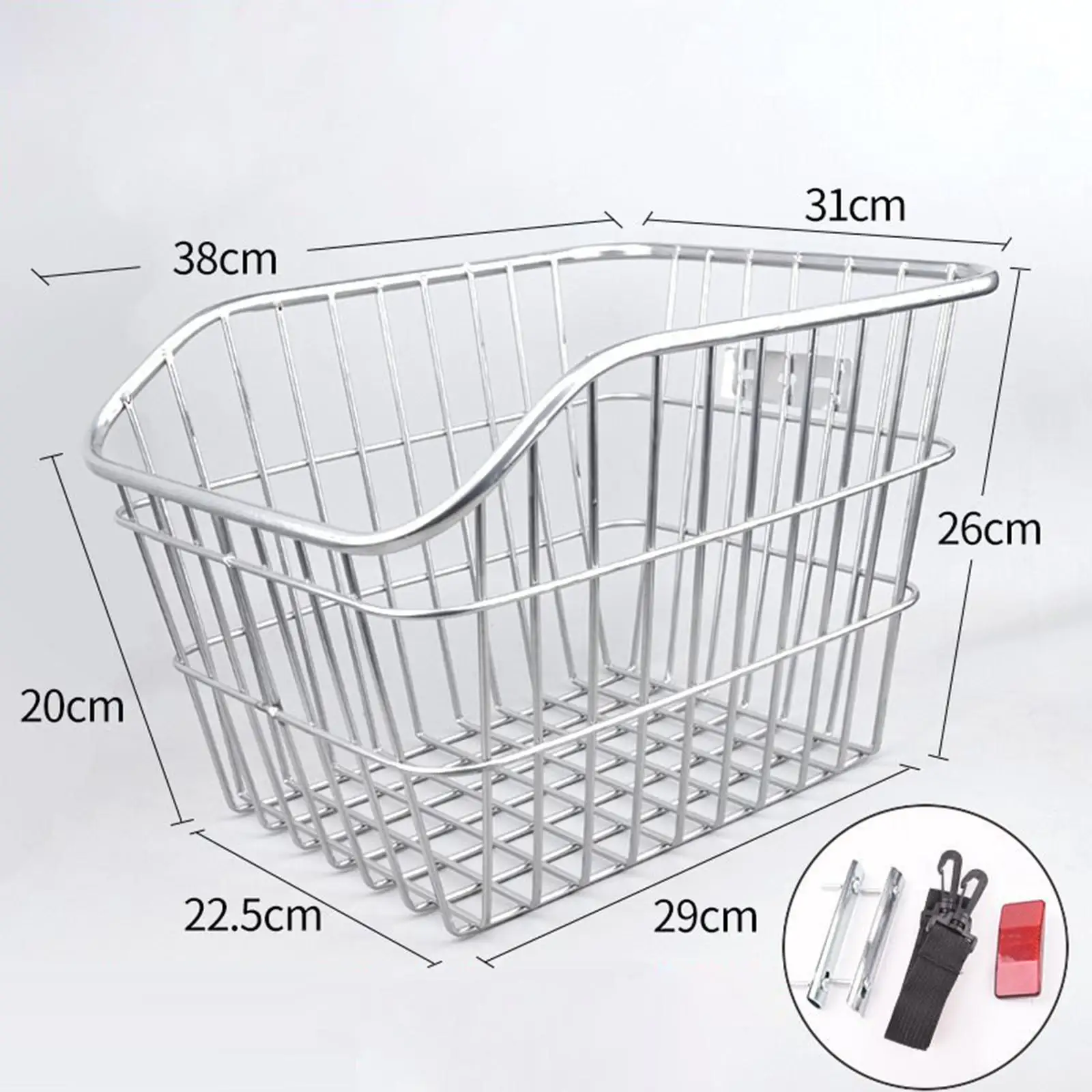 Задняя велосипедная корзина модная практичная грузовая стойка для пеших