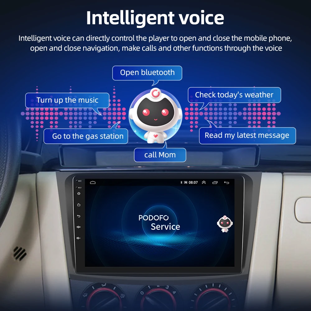 Автомагнитола Hikity на Android 11 для FIAT PANDA 2013-2020 мультимедийный видеоплеер Carplay