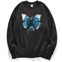 butterfly animal streetwear sweatshirt men hoodies clothing pullovers hoodie pullover jumper crewneck street long sleeve unisex