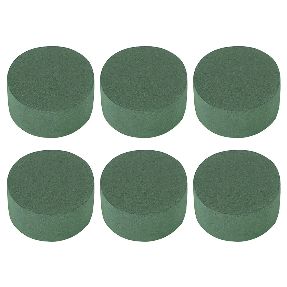 

6 Pcs Large Foam Blocks Green Plants Flower Arrangement Mud Dry Floral Aisle Flowers Craft