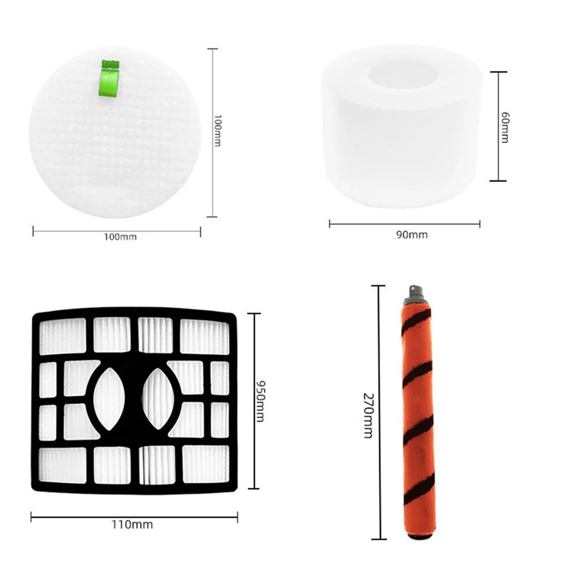 Replacement Vacuum Parts Filters For Shark AX952 AX951 AX950 AZ1002 Compare To Part XFF650 &amp XHF650 1173FT950