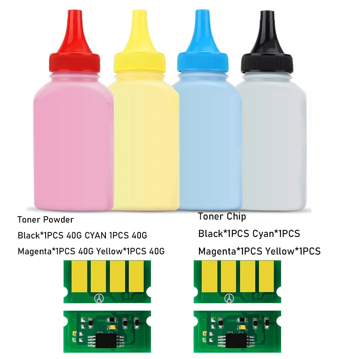 

1SET SPC260 SPC261 Toner Cartridge Chip Powder Refill Kit for Ricoh SP C260 C261 C260DNw C260SFNw C261SFNw C261DNw SPC260DNw
