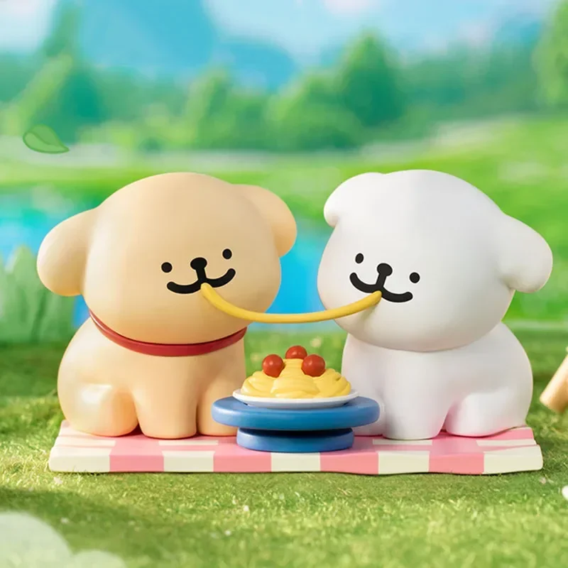 Фото Игрушки-сюрпризы FUNISM Maltese Happy Series: милые аниме-фигурки, коробка-сюрприз, куклы для девочек, подарок №2