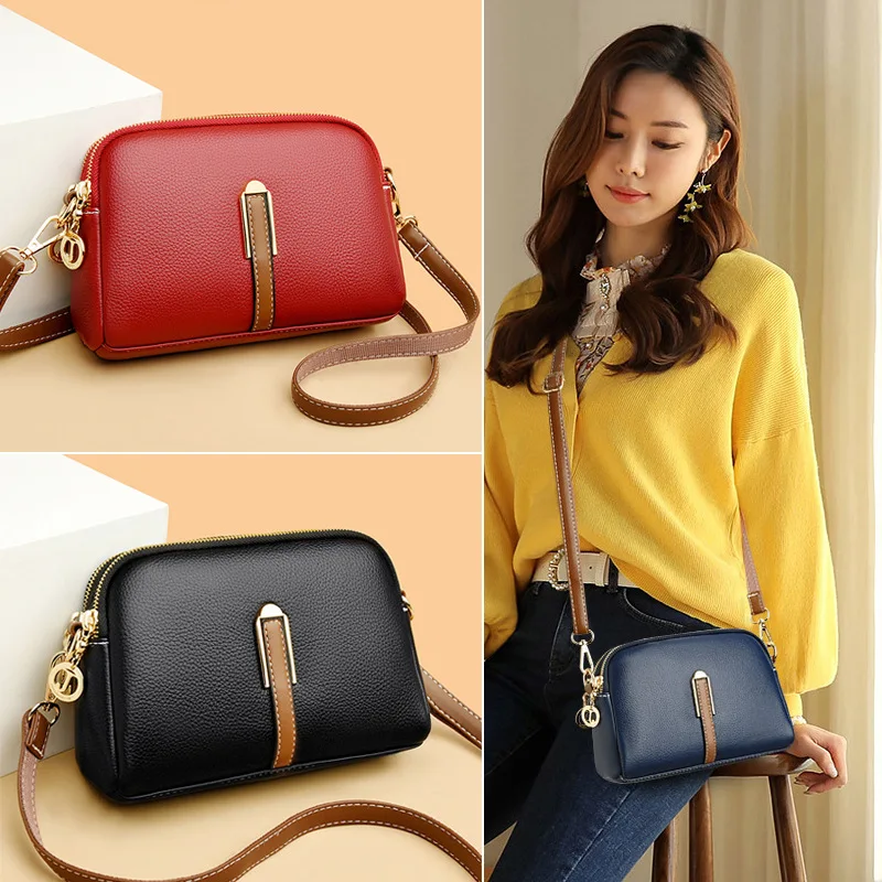 

New Fashion Foreign Style Senior Sense of Niche Design Creative Simplicity Shell Bag Shoulder Crossbody Women's Bags Coin Purse