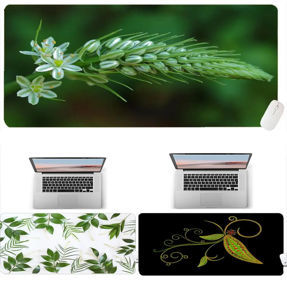 

Flowers Keyboard Mouse Mat Large Anime Mouse Pad Gamer Desk Accessories Xxl Kawaii Pc Laptop 900X400 Office Mousepad Mats Gaming