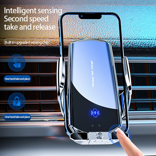 120W Car Wireless Charger Magnetic Automatic Car Mount Phone Holder Induction For iPhone 14 13 11 Samsung Xiaomi Fast Charging 2