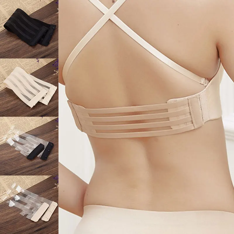 

Bra Extender Shoulder Strap Transparent Elastic Lingerie Bra Straps Bra Accessories Backless Clear Bra Straps Non Slip Buckle