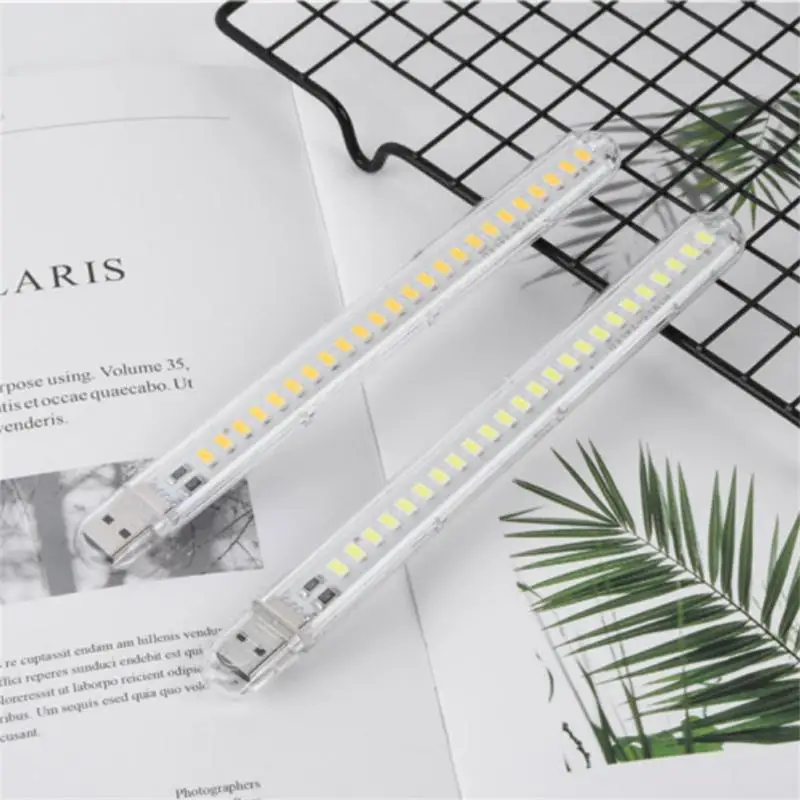 2/1pcs LED Lamp Mini Portable USB DC 5V 24/8/3LED Bright Night Mobile Power Illuminant Light Souce Power Bank Home Appliance