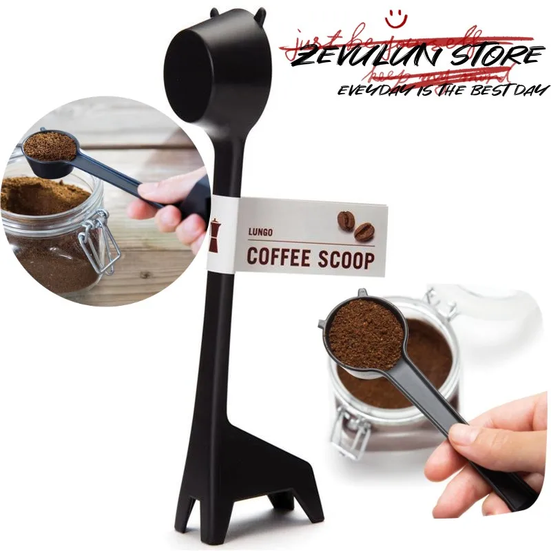 

1/2Pcs Creative Cartoon Giraffe Coffee Scoop Tablespoon Measuring Spoon Coffee Scoop Kitchen Tableware Long Handle Coffee Spoons