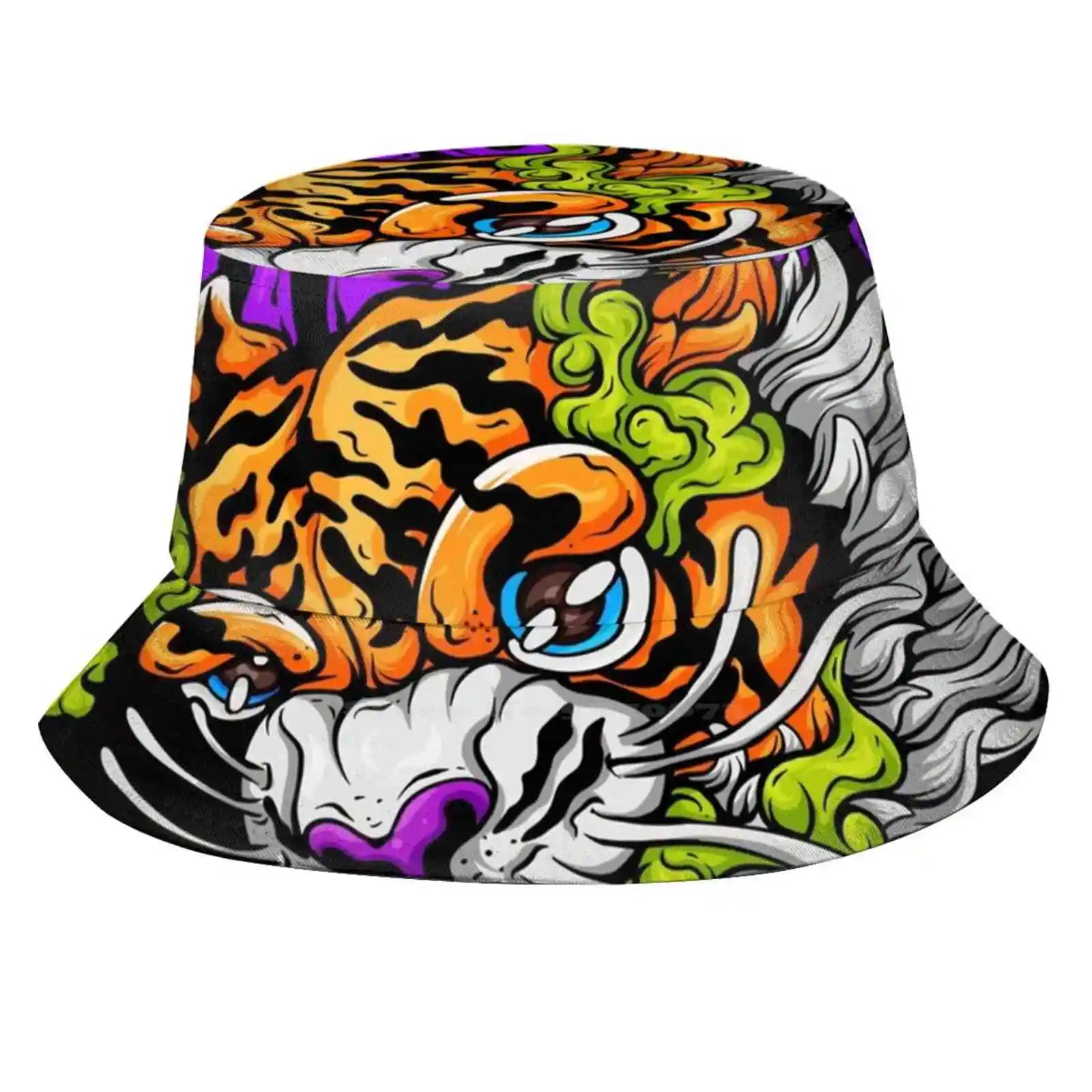 Meong летняя уличная Солнцезащитная шляпа унисекс Кепка с тигром мультяшный милый