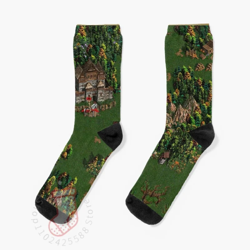 Heroes of Might and Magic III Upscaled screenshot Socks Compression Stockings Women Funny Man Socks Thermal Socks For Men