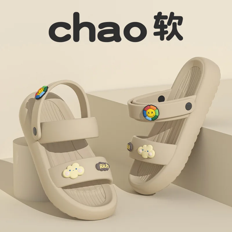 

Тапочки Wo мужские пляжные Нескользящие износостойкие удобные легкие повседневные Симпатичные